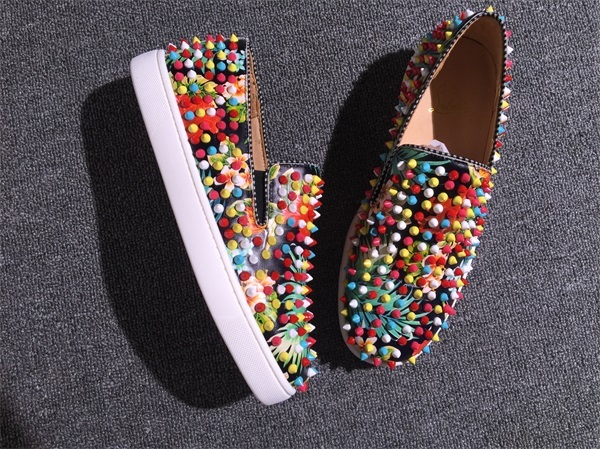 Louboutin For Man Sneakers Christian Louboutin Flat Boat Shoes