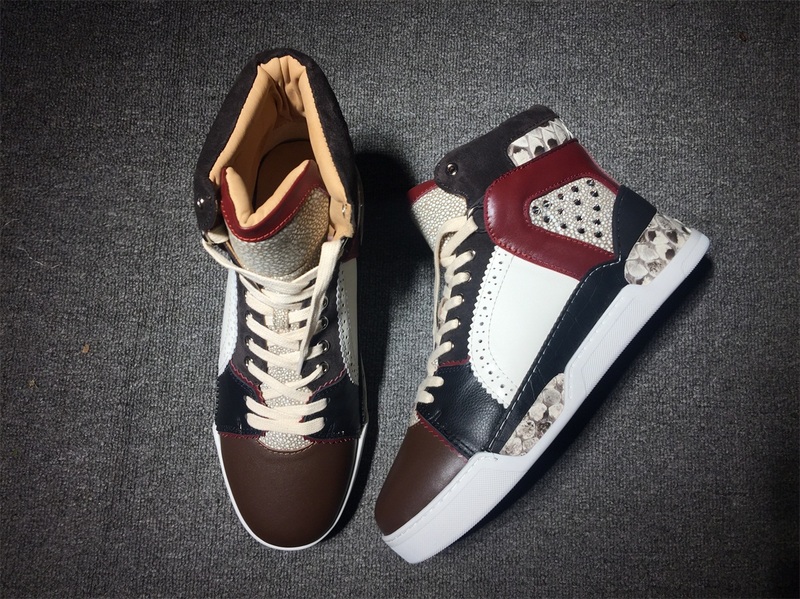Christian Louboutin High Top Flats Men Sneakers
