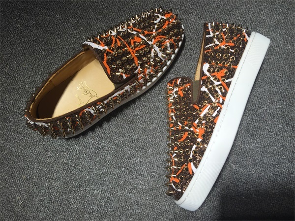 Louboutin For Man Sneakers Christian Louboutin Flat Boat Shoes