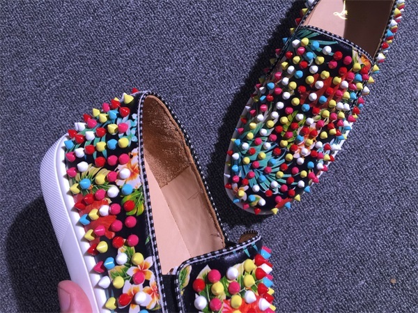Louboutin For Man Sneakers Christian Louboutin Flat Boat Shoes
