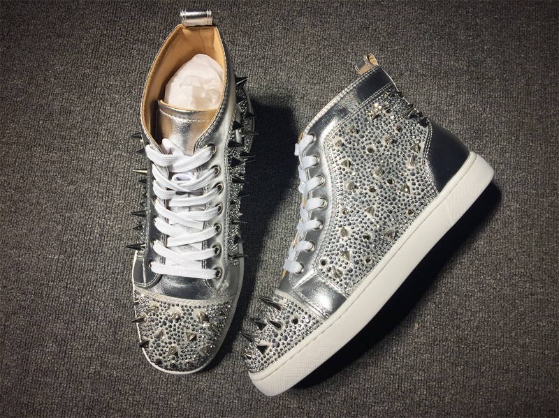 Christian Louboutin High Top Flats Men Sneakers