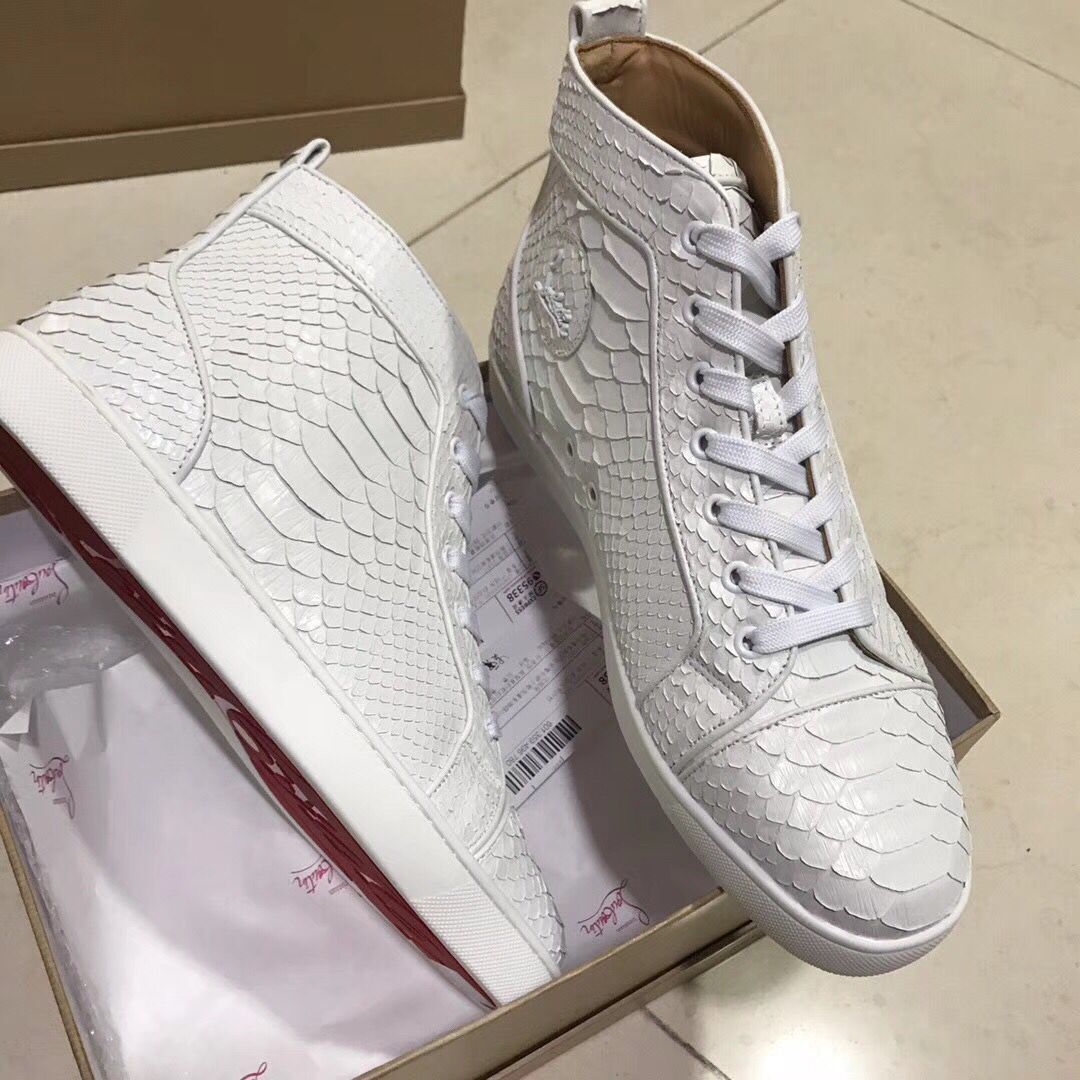 Christian Louboutin High Top Flats Men Sneakers