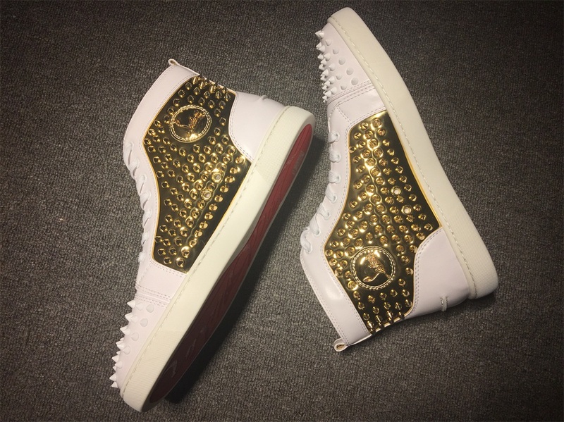 Christian Louboutin High Top Flats Men Sneakers