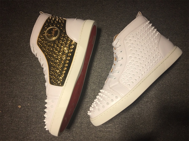 Christian Louboutin High Top Flats Men Sneakers