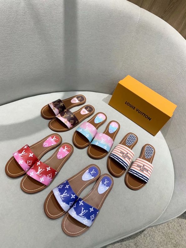 lv women slipper