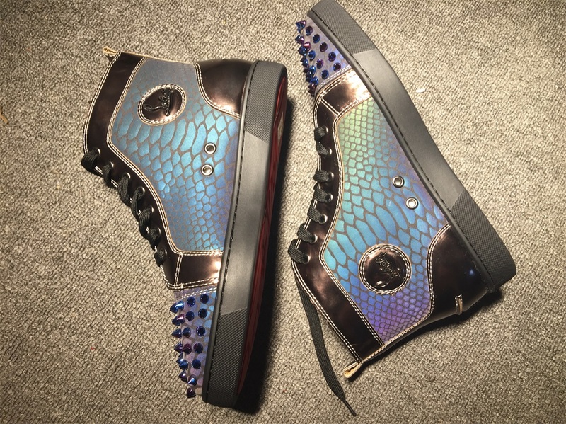 Christian Louboutin High Top Flats Men Sneakers