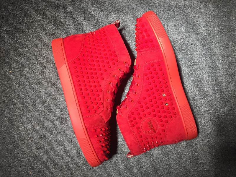 Christian Louboutin High Top Flats Men Sneakers