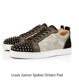 christian louboutin Louis Junior Spikes Orlato Flat Sneaker