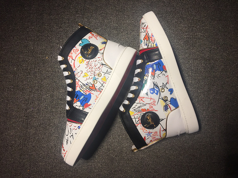 Christian Louboutin High Top Flats Men Sneakers