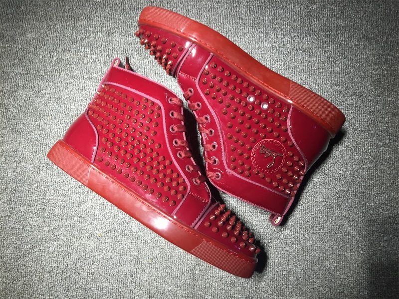 Christian Louboutin High Top Flats Men Sneakers