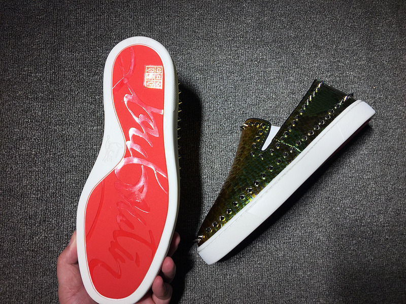 Louboutin For Man Sneakers Christian Louboutin Flat Boat Shoes