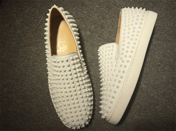 Louboutin For Man Sneakers Christian Louboutin Flat Boat Shoes