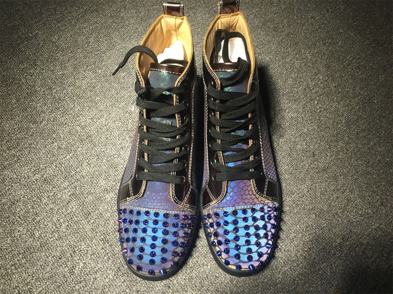 Christian Louboutin High Top Flats Men Sneakers