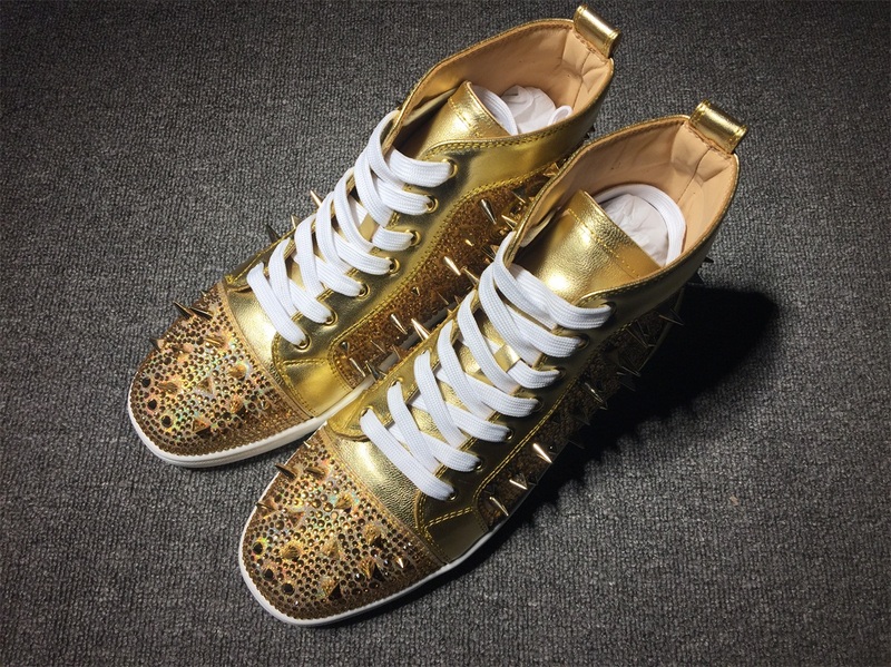Christian Louboutin High Top Flats Men Sneakers