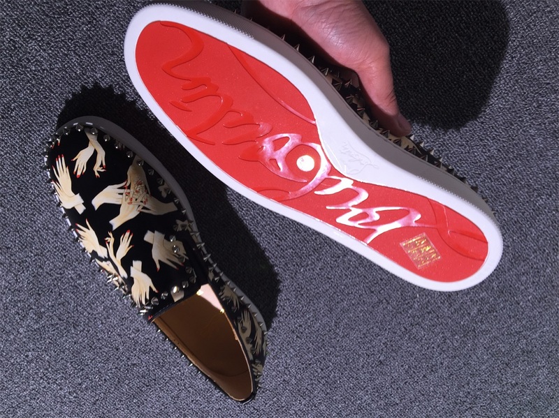 Louboutin For Man Sneakers Christian Louboutin Flat Boat Shoes