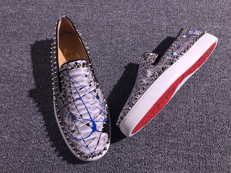 Louboutin For Man Sneakers Christian Louboutin Flat Boat Shoes