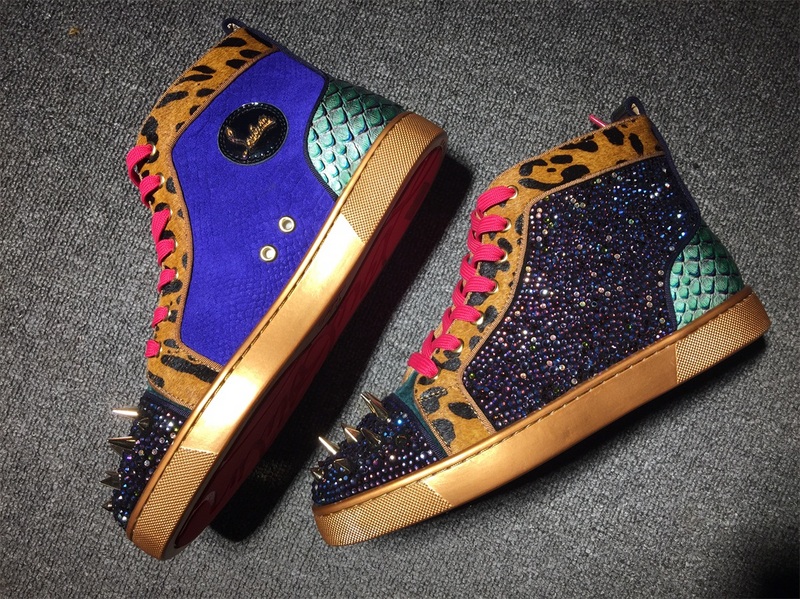Christian Louboutin High Top Flats Men Sneakers