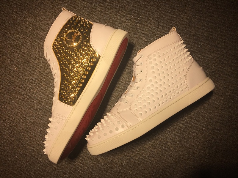 Christian Louboutin High Top Flats Men Sneakers