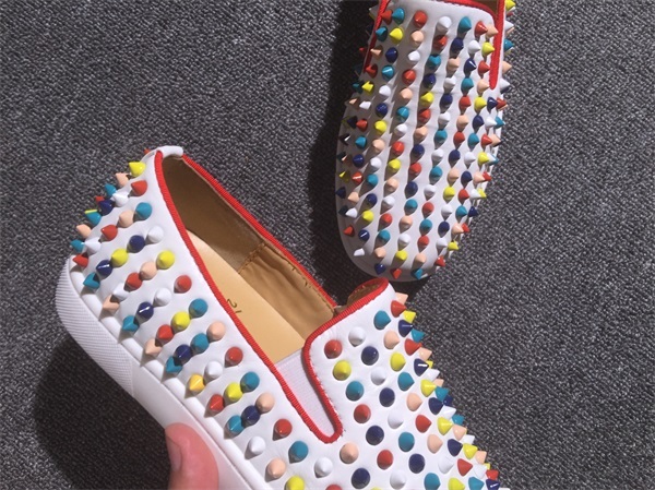 Louboutin For Man Sneakers Christian Louboutin Flat Boat Shoes