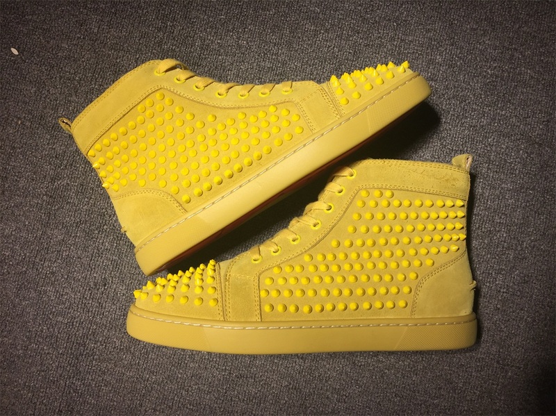 Christian Louboutin High Top Flats Men Sneakers