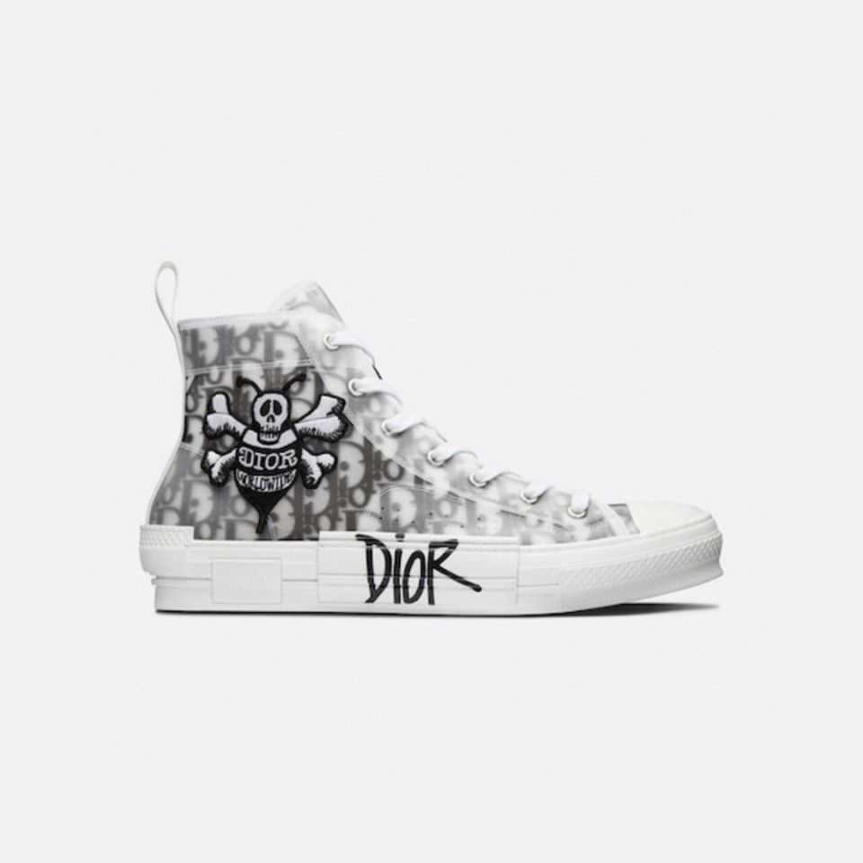 Dior x Stussy B23 High-Top Sneakers