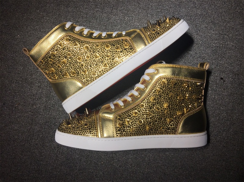 Christian Louboutin High Top Flats Men Sneakers