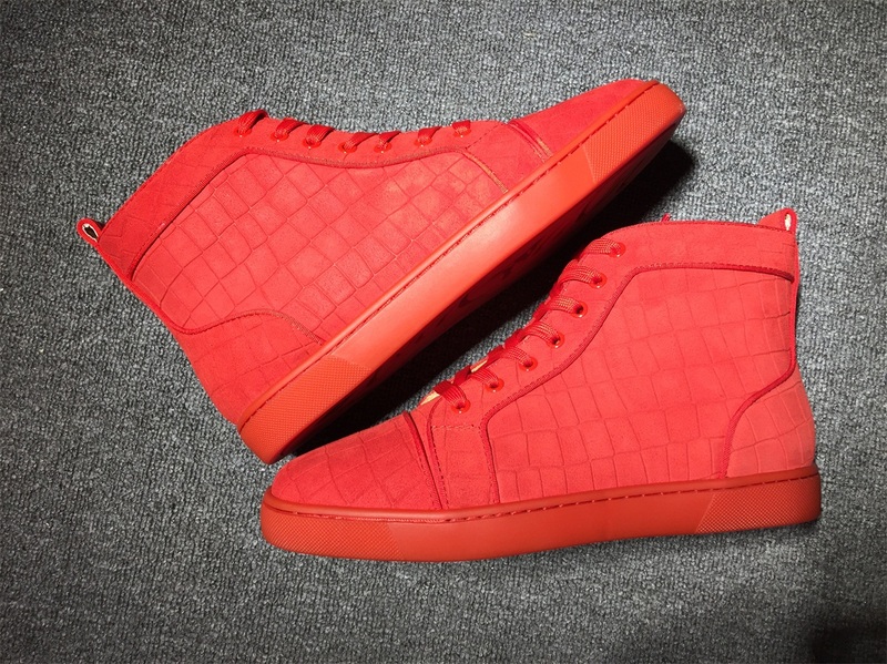 Christian Louboutin High Top Flats Men Sneakers