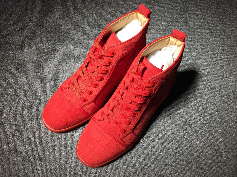 Christian Louboutin High Top Flats Men Sneakers