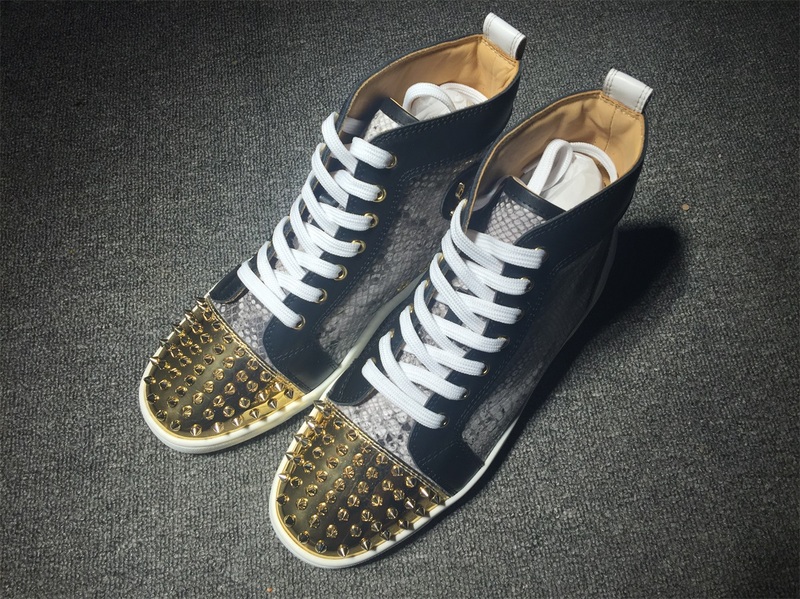 Christian Louboutin High Top Flats Men Sneakers