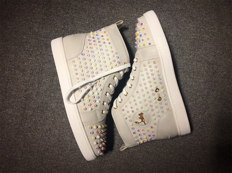 Christian Louboutin High Top Flats Men Sneakers