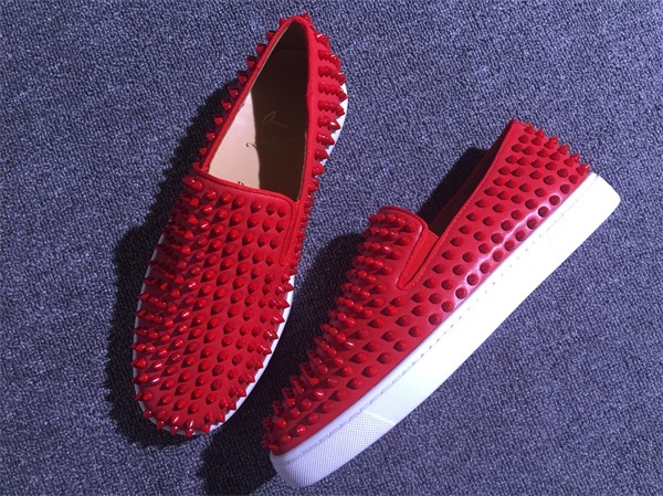 Louboutin For Man Sneakers Christian Louboutin Flat Boat Shoes