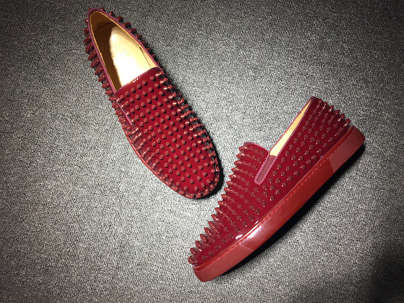 Louboutin For Man Sneakers Christian Louboutin Flat Boat Shoes