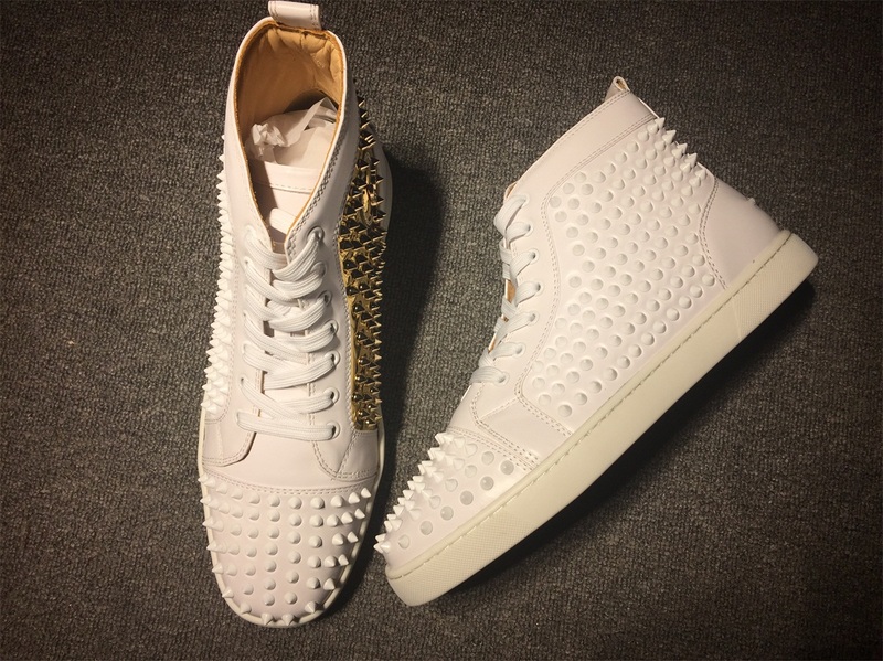 Christian Louboutin High Top Flats Men Sneakers