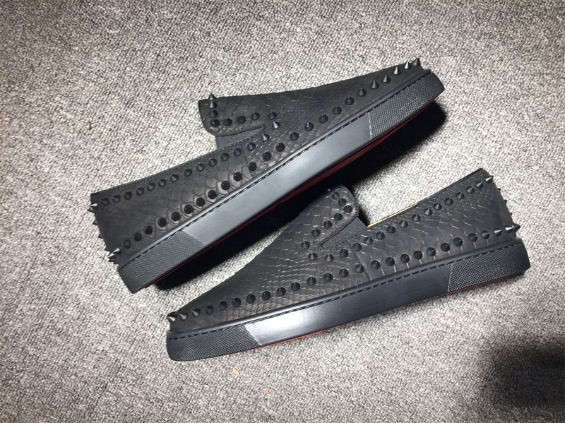 Louboutin For Man Sneakers Christian Louboutin Flat Boat Shoes