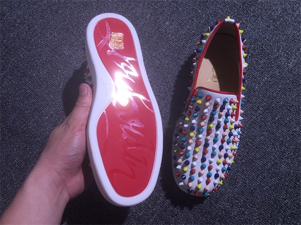 Louboutin For Man Sneakers Christian Louboutin Flat Boat Shoes