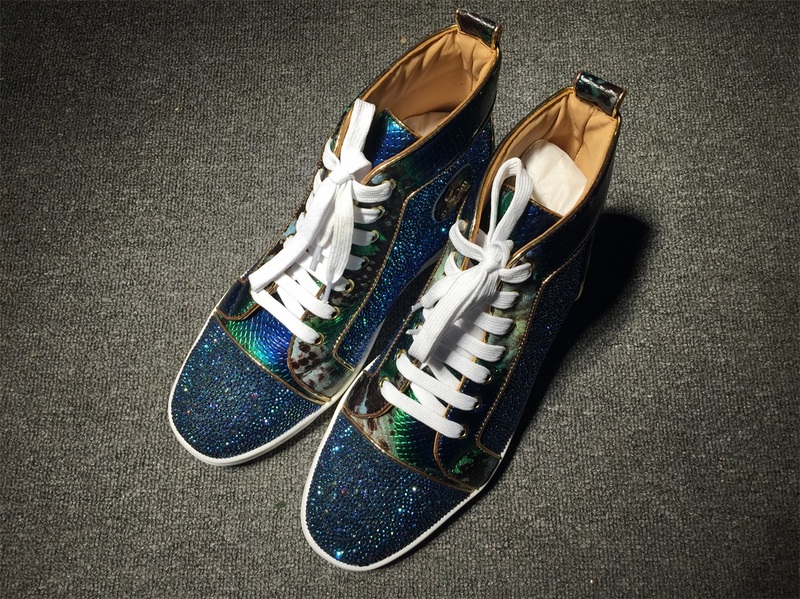 Christian Louboutin High Top Flats Men Sneakers
