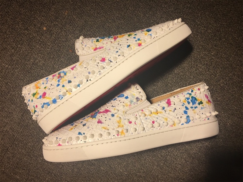 Louboutin For Man Sneakers Christian Louboutin Flat Boat Shoes