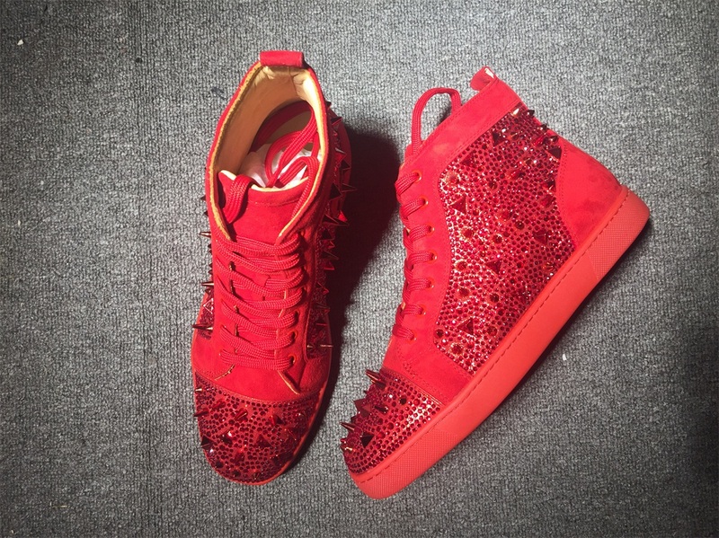 Christian Louboutin High Top Flats Men Sneakers