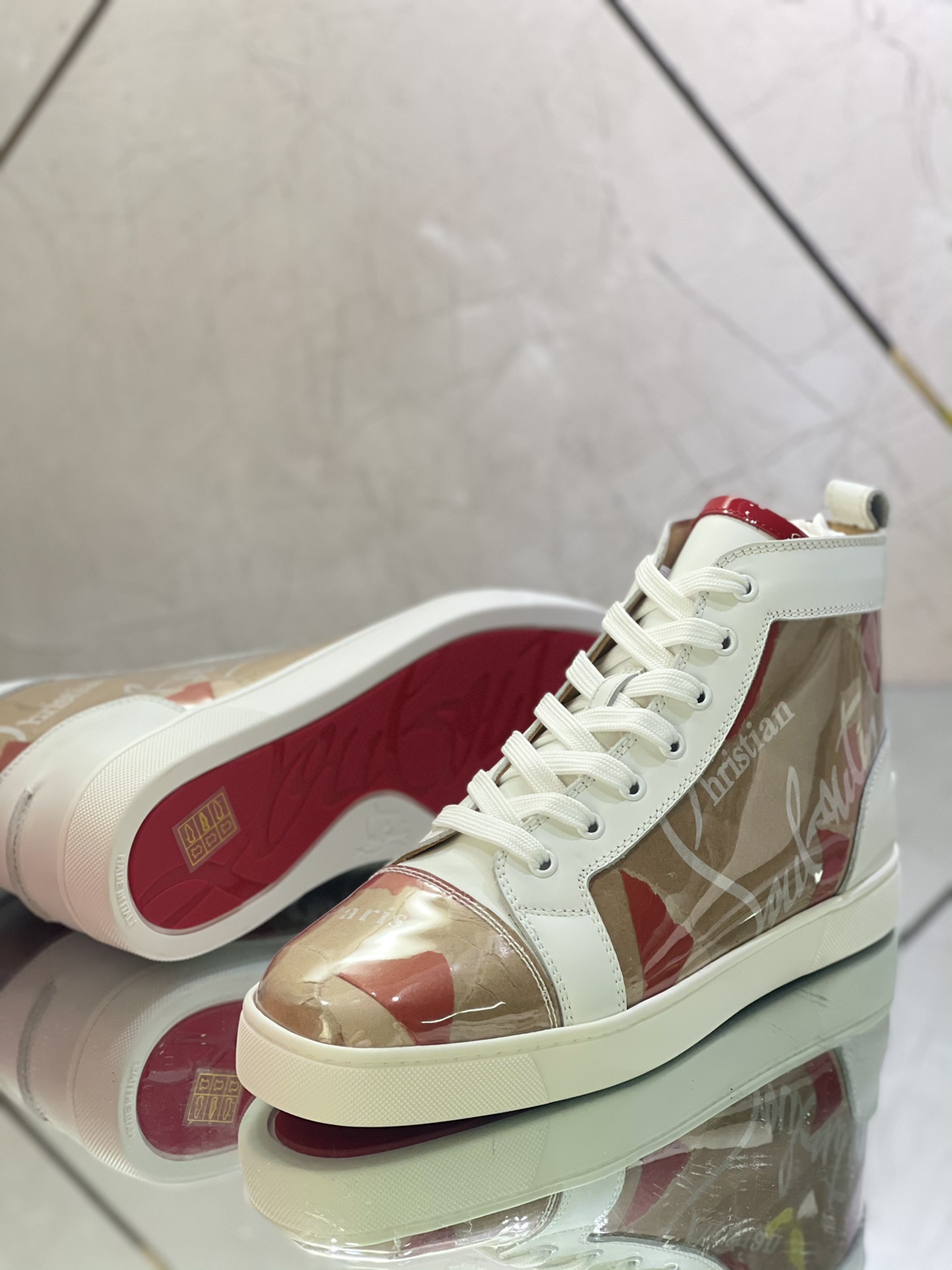 Christian Louboutin Louis Loubi Kraft PVC sneakers