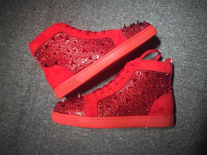 Christian Louboutin High Top Flats Men Sneakers