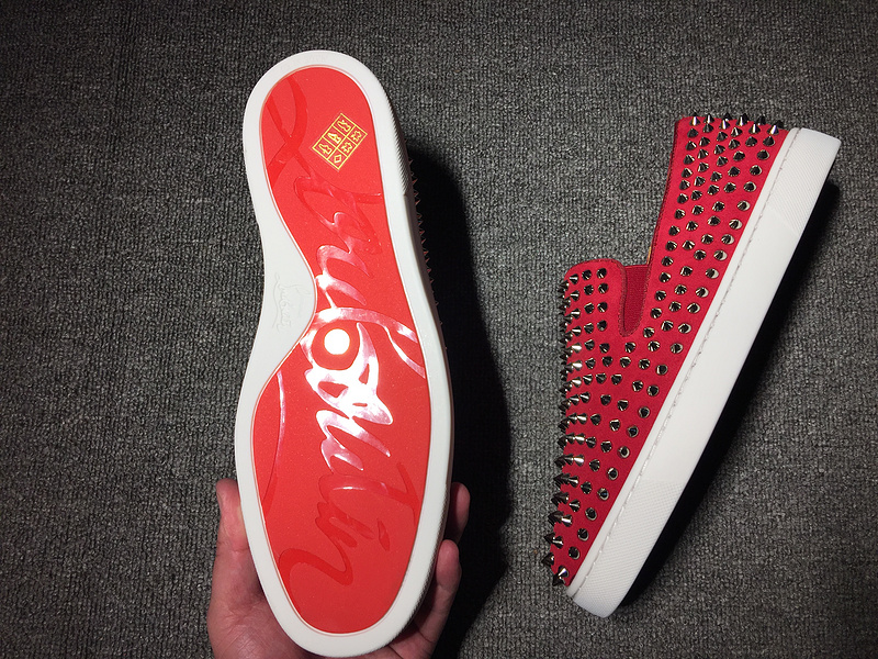 Louboutin For Man Sneakers Christian Louboutin Flat Boat Shoes