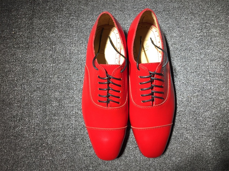 loafers for men Christian Louboutin Loafer Red Patent Leather Men Shoes
