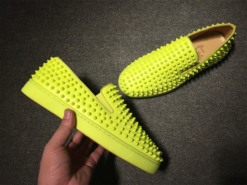 Louboutin For Man Sneakers Christian Louboutin Flat Boat Shoes