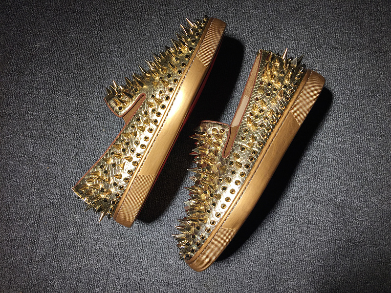 Louboutin For Man Sneakers Christian Louboutin Flat Boat Shoes