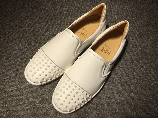 Louboutin For Man Sneakers Christian Louboutin Flat Boat Shoes