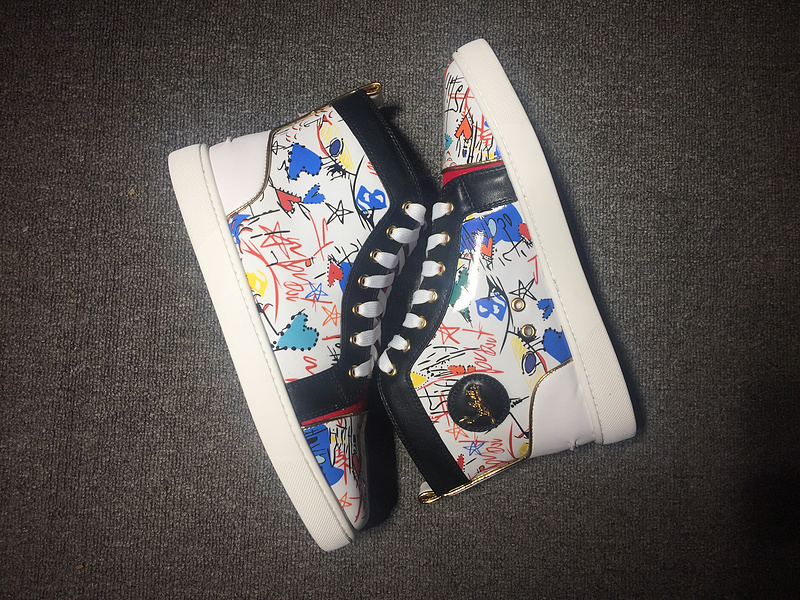 Christian Louboutin High Top Flats Men Sneakers