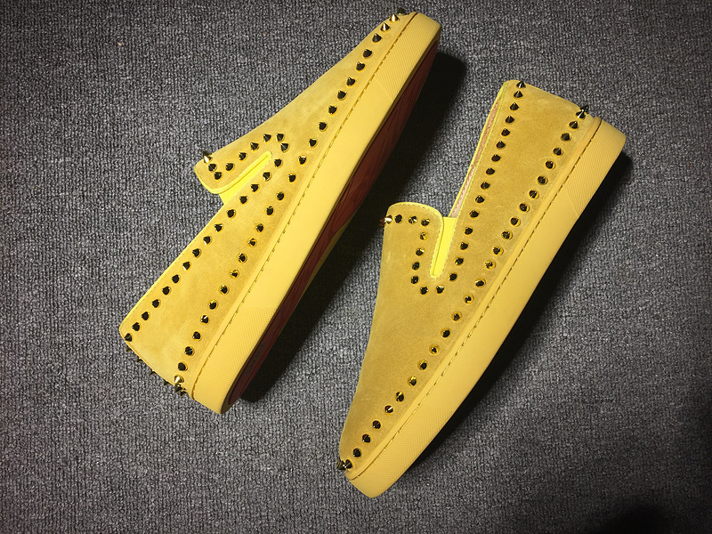Louboutin For Man Sneakers Christian Louboutin Flat Boat Shoes
