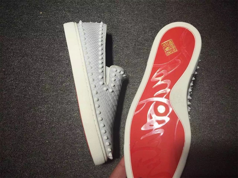 Louboutin For Man Sneakers Christian Louboutin Flat Boat Shoes