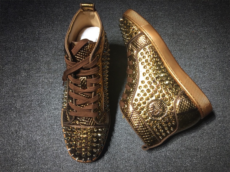 Christian Louboutin High Top Flats Men Sneakers