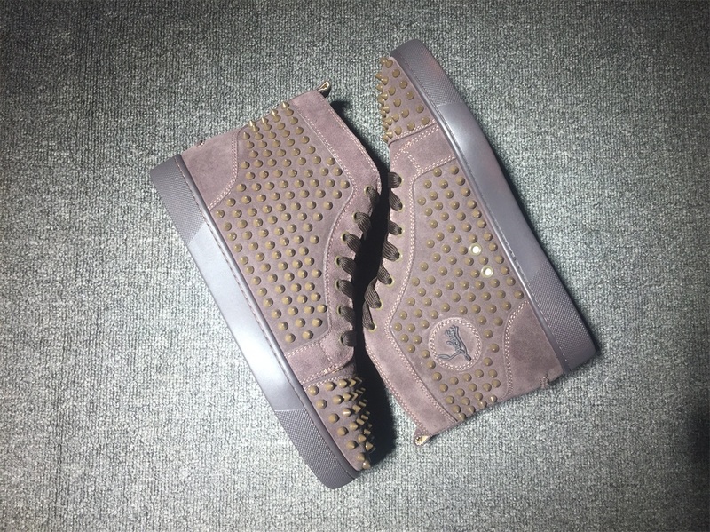 Christian Louboutin High Top Flats Men Sneakers